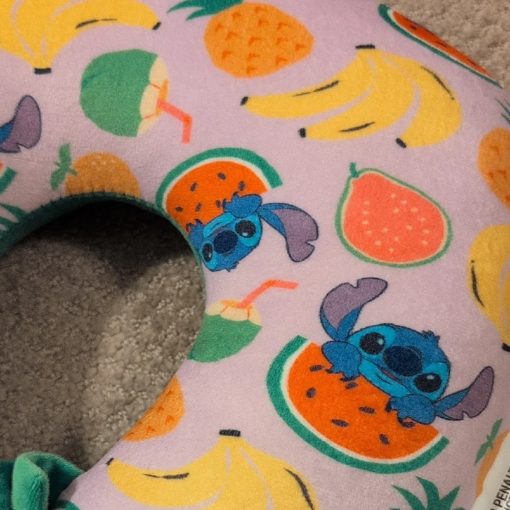 Disney Stitch Travel Comfort Pillow NWT